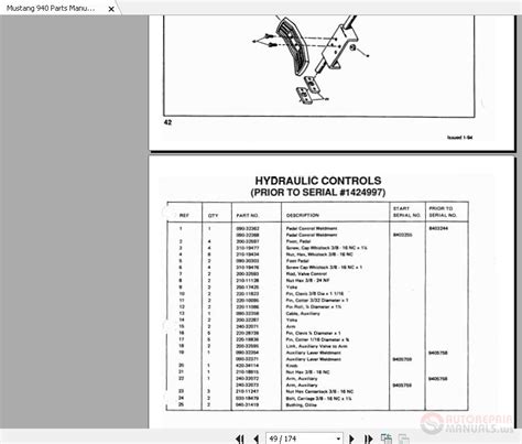 drive sprocket shaft for 940 mustang skid steer|mustang 940 wiring diagram.